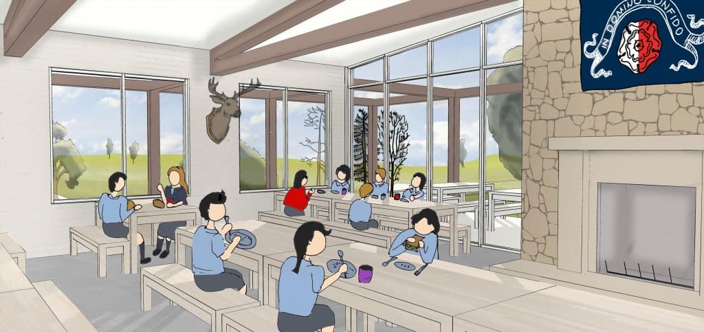 Artist's Impression of the Dining Precinct